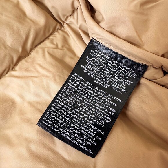 The North Face 3XL Womens 1996 Retro Nuptse 700 Down Puffer Jacket "Khaki Stone" - Picture 14 of 15